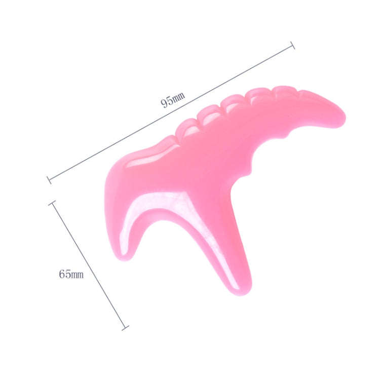 Silicone Thumb Bump Massager Muscle Relaxation Massage Fascia Device, Specification: Resin Pink