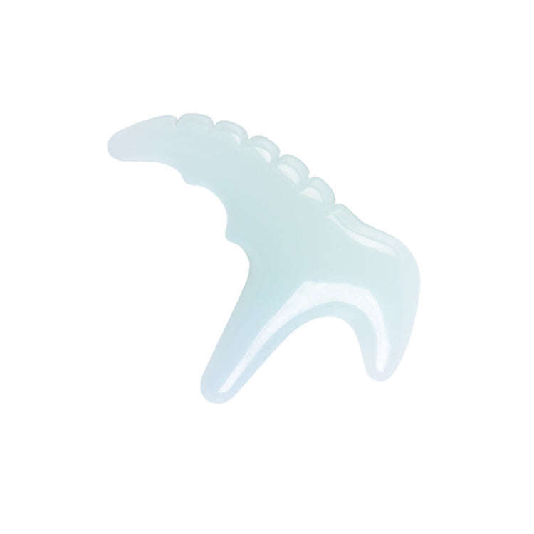 Silicone Thumb Bump Massager Muscle Relaxation Massage Fascia Device, Specification: Resin Jade