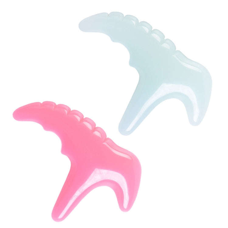 Silicone Thumb Bump Massager Muscle Relaxation Massage Fascia Device, Specification: Resin Jade