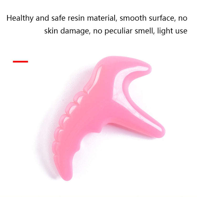 Silicone Thumb Bump Massager Muscle Relaxation Massage Fascia Device, Specification: Resin Jade