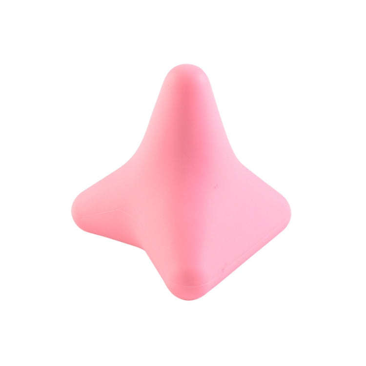 Silicone Thumb Bump Massager Muscle Relaxation Massage Fascia Device, Specification: Quadratic Pink