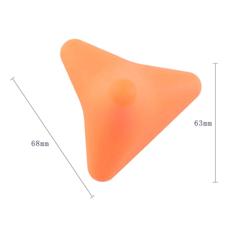Silicone Thumb Bump Massager Muscle Relaxation Massage Fascia Device, Specification: Quadratic Blue