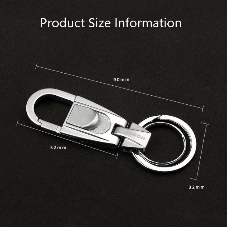 JOBON ZB-071 Men Waist Hang Keychain Simple Car Key Chain Pendant Keychain(Golden)