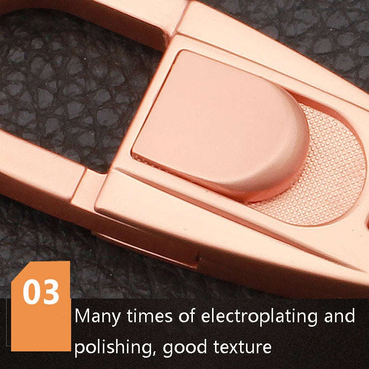 JOBON ZB-071 Men Waist Hang Keychain Simple Car Key Chain Pendant Keychain(Golden)