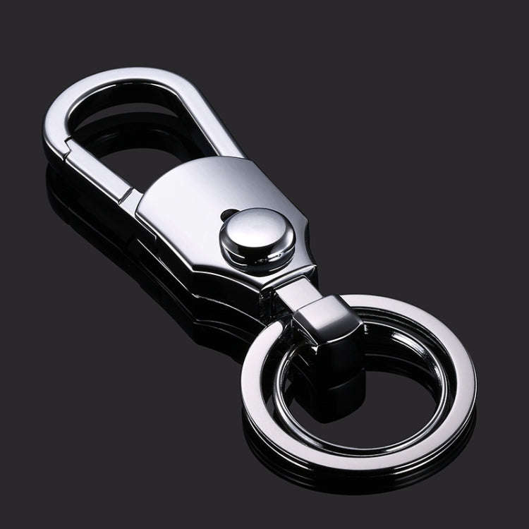 JOBON ZB-098 Car Keychain Men Waist Holding Key Pendant Ring(Brown Chrome)