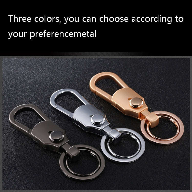 JOBON ZB-098 Car Keychain Men Waist Holding Key Pendant Ring(Golden)