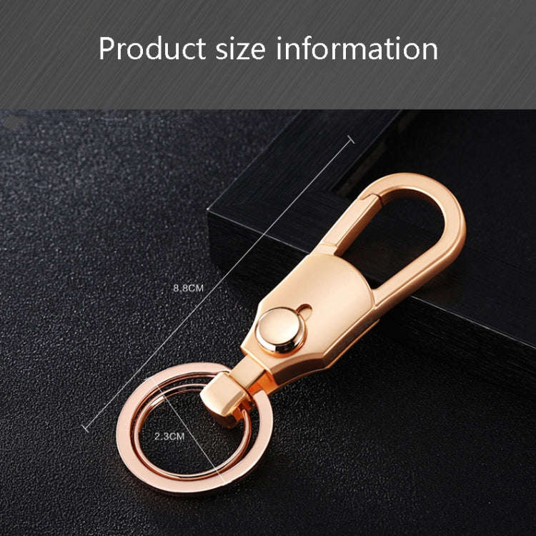 JOBON ZB-098 Car Keychain Men Waist Holding Key Pendant Ring(Golden)