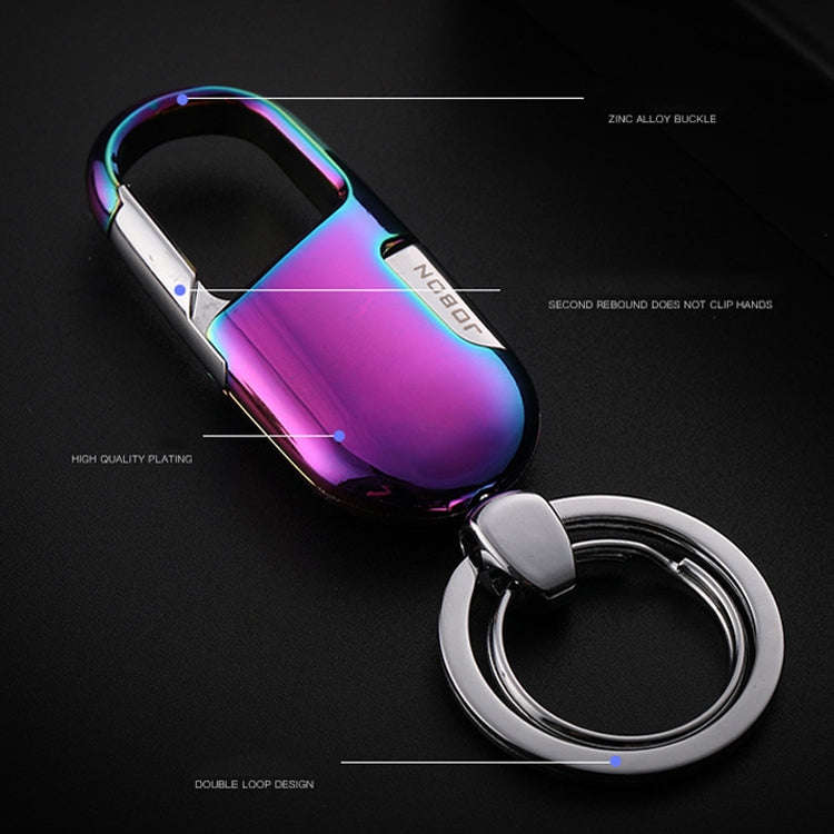 JOBON ZB-176 Car Keychain Men Waist Hanging Key Chain Pendant(Golden)