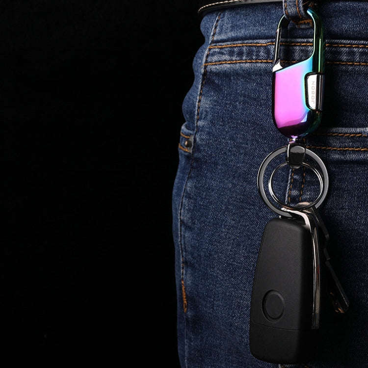 JOBON ZB-176 Car Keychain Men Waist Hanging Key Chain Pendant(Colorful)