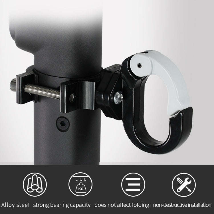 For Ninebot MAX G30 Scooter Accessories Aluminum Alloy Hook Rod Hook, Specification: Double Hook ...