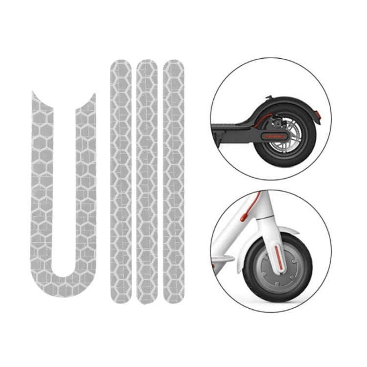 Scooter Stickers Reflective Cursor Scooter Mudguard Reflective Sticker For Xiaomi Mijia M365 / M3...