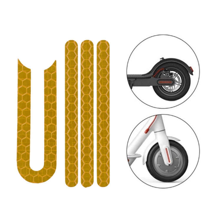 Scooter Stickers Reflective Cursor Scooter Mudguard Reflective Sticker For Xiaomi Mijia M365 / M3...