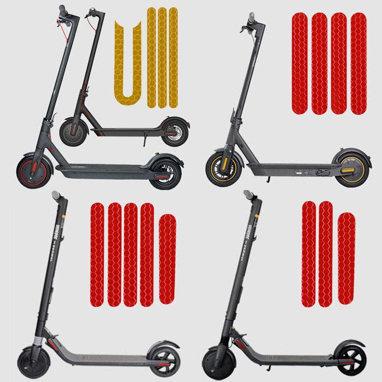 Scooter Stickers Reflective Cursor Scooter Mudguard Reflective Sticker For Xiaomi Mijia M365 / M3...