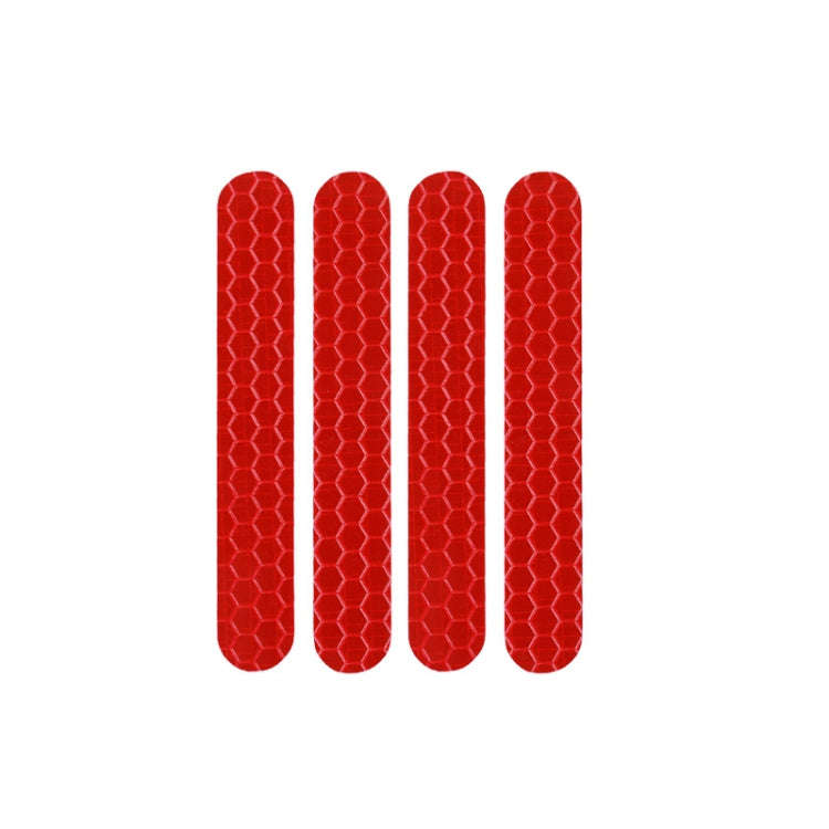 Scooter Stickers Reflective Cursor Scooter Mudguard Reflective Sticker For Ninebot Max G30 (Red)
