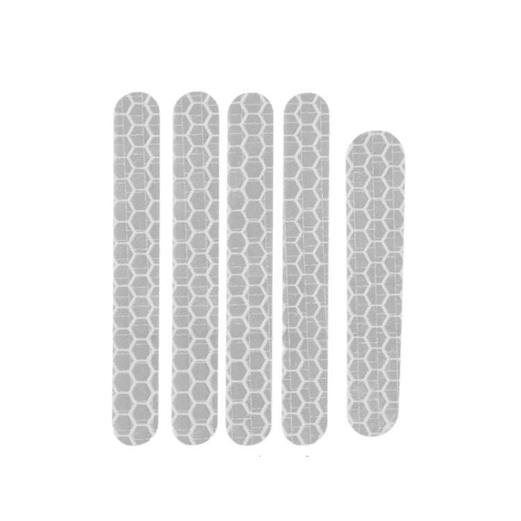 Scooter Stickers Reflective Cursor Scooter Mudguard Reflective Sticker  For Ninebot ES1 (White)