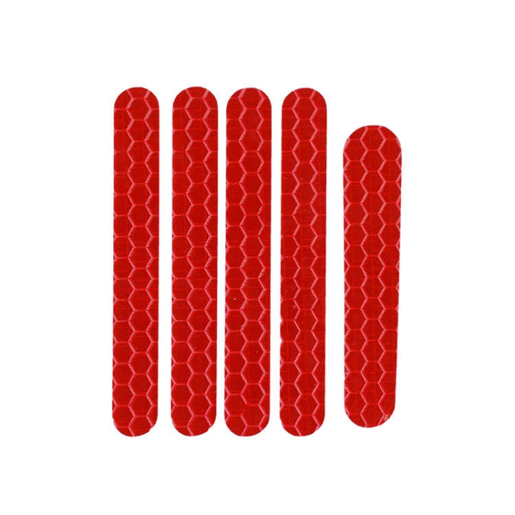 Scooter Stickers Reflective Cursor Scooter Mudguard Reflective Sticker For Ninebot ES1 (Red)