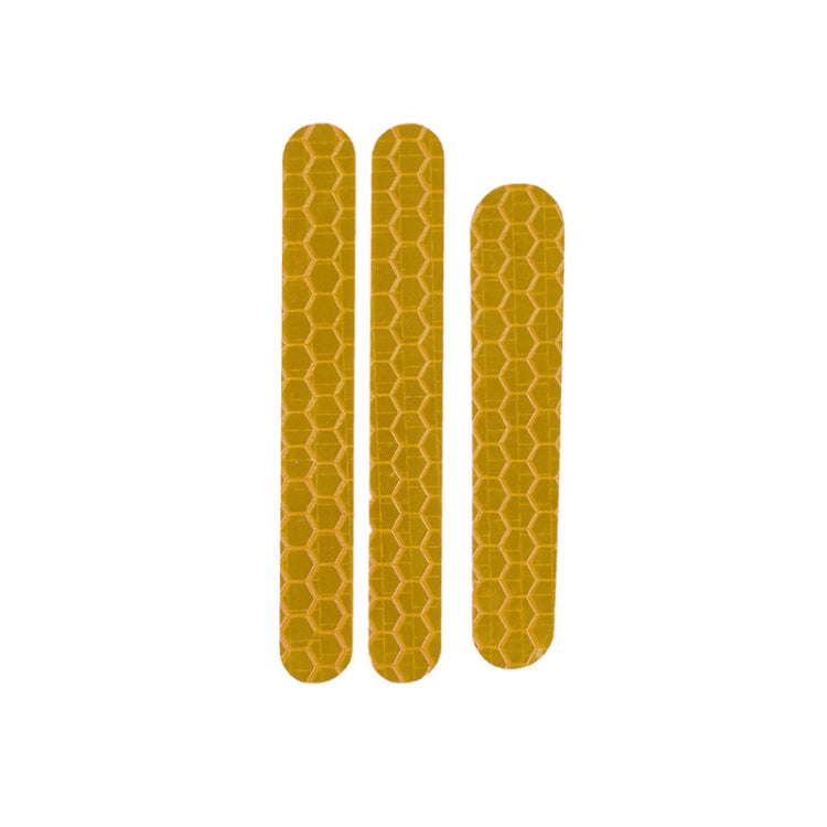 Scooter Stickers Reflective Cursor Scooter Mudguard Reflective Sticker For Ninebot ES2 (Yellow)