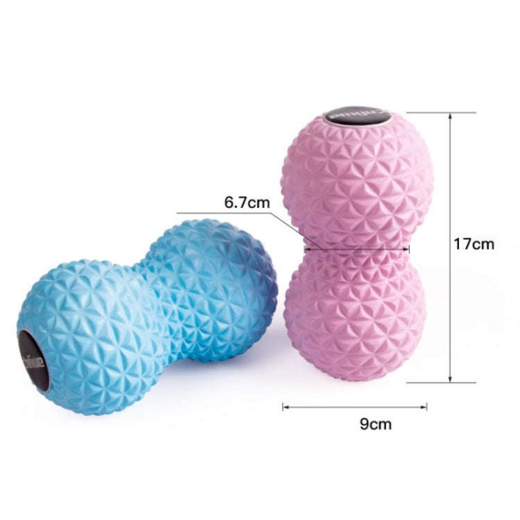AMYUP Massage Plantar Fascia Ball Cervical Acupoint Deep Muscle Relaxation Peanut Ball(Blue)