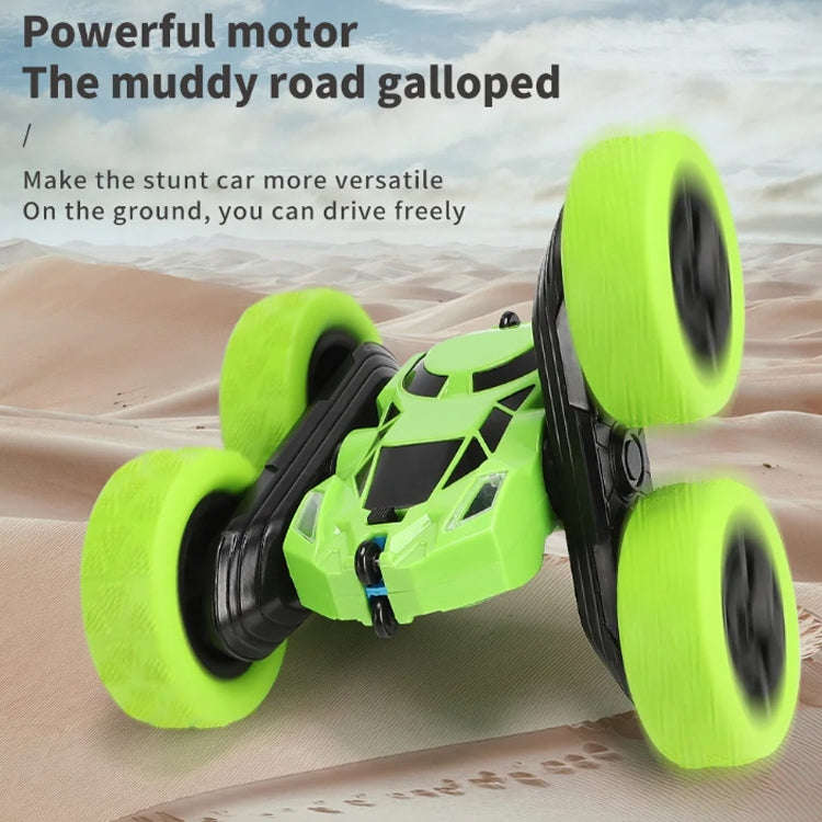 2.4G Remote Control Drift Roll Double-sided Stunt Car With Lights(Red)