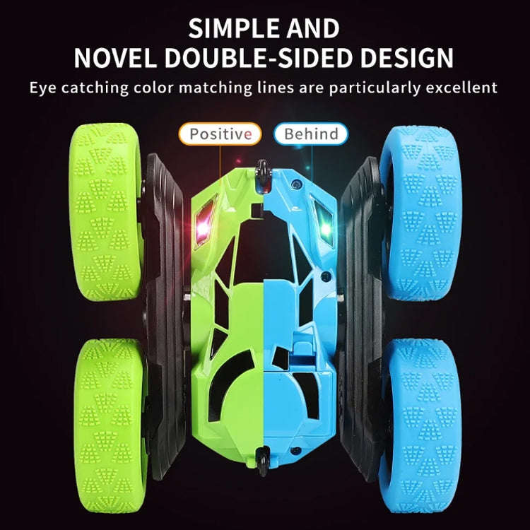 2.4G Remote Control Drift Roll Double-sided Stunt Car With Lights(Red)