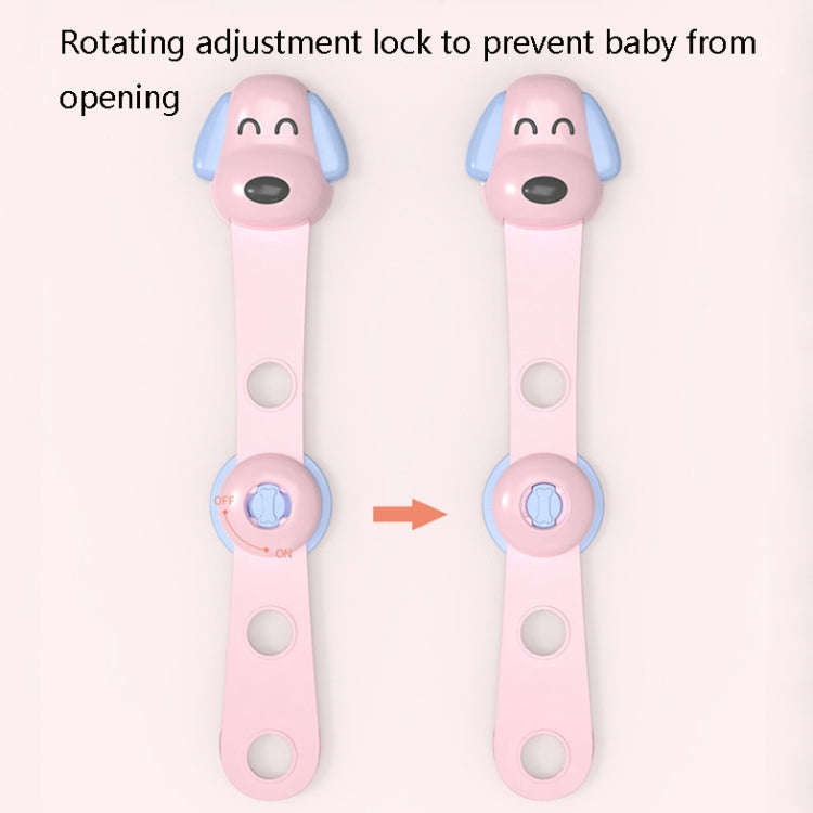 TH3601 4 In 1 Children Safety Protective Supplies Children Drawers Safety Lock(Blue)