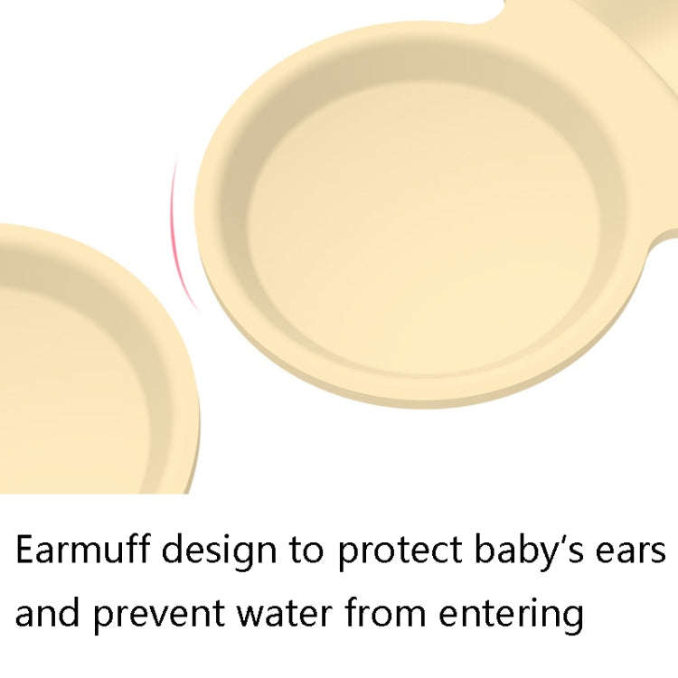 JC510 Baby Shampoo Shower Cap Adjustable Cute Cartoon Children Bath Cap(Light Pink)