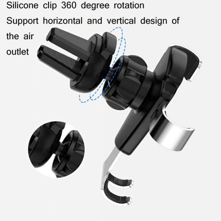 Multifunctional Mobile Phone Holder With Car Air Outlet Car Navigation Support Frame(Pleasant Red)