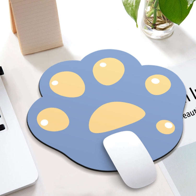 3 PCS XH12 Cats Claw Cute Cartoon Mouse Pad, Size: 280 x 250 x 3mm(Blue Yellow)