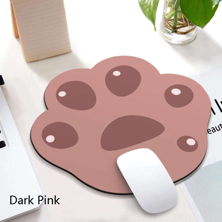 3 PCS XH12 Cats Claw Cute Cartoon Mouse Pad, Size: 280 x 250 x 3mm(Dark Pink)