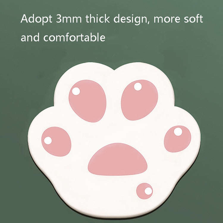 3 PCS XH12 Cats Claw Cute Cartoon Mouse Pad, Size: 280 x 250 x 3mm(Green)