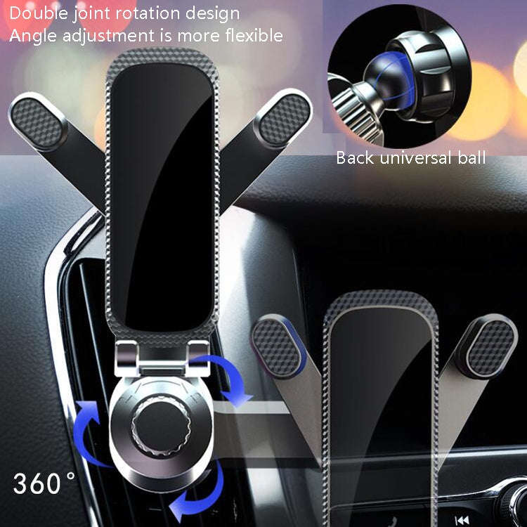 B-003 Car Mobile Phone Bracket Outlet Universal Extended Bracket(Black)