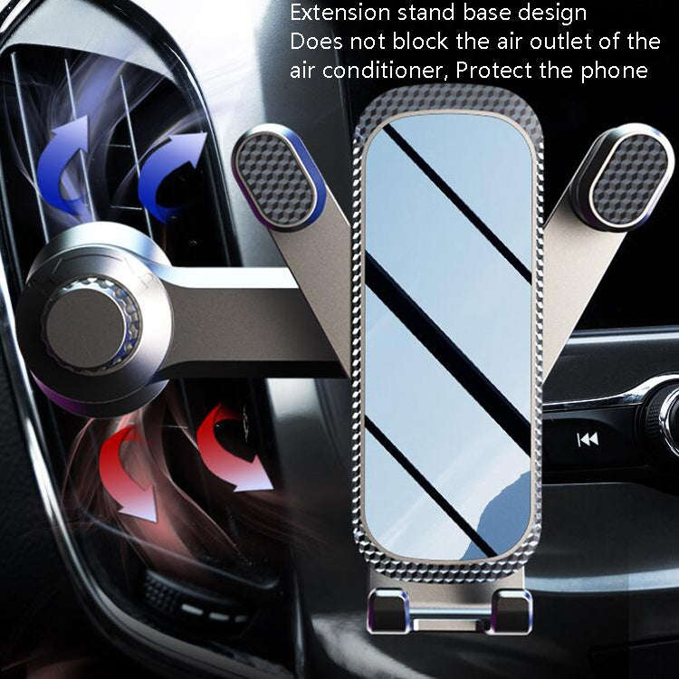 B-003 Car Mobile Phone Bracket Outlet Universal Extended Bracket(Black)