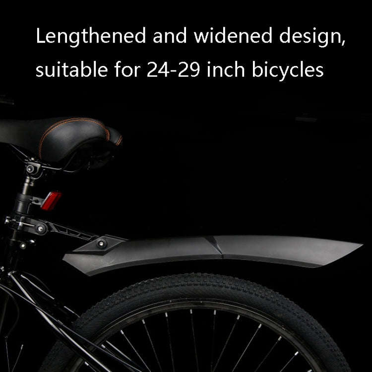 NC001 Bicycle Fender Mountain Bike Widening Blasting Board(Black)