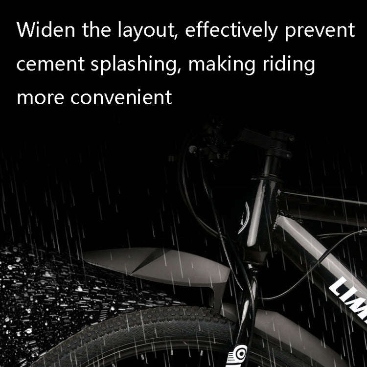 NC001 Bicycle Fender Mountain Bike Widening Blasting Board(Black)