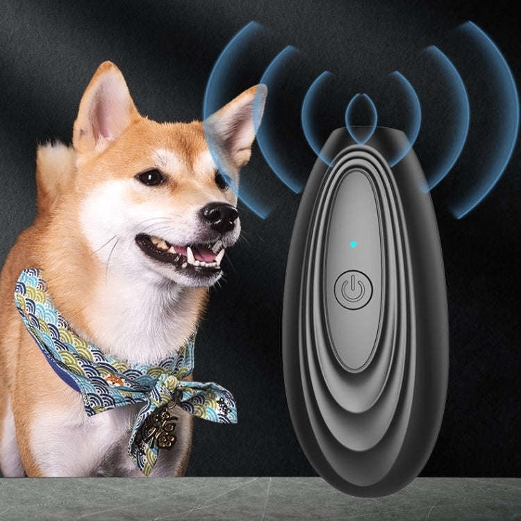 740R Ultrasonic Dried Dog Handheld Scared Dog Anti-Dog Bite Trainer(Black)