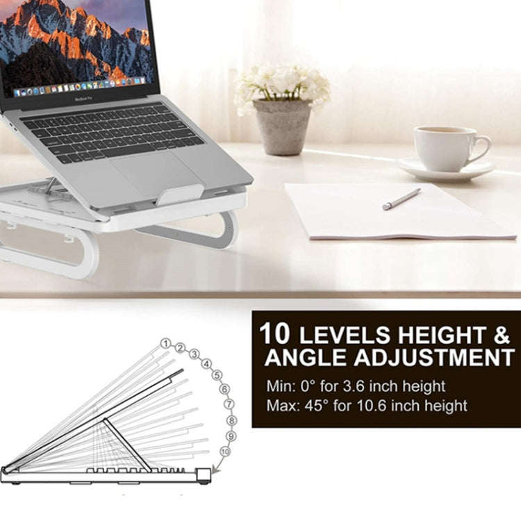 A23 Foldable Notebook Stand With 10-Speed Adjustment Computer Cooling Lifting Stand, Colour: Regu...