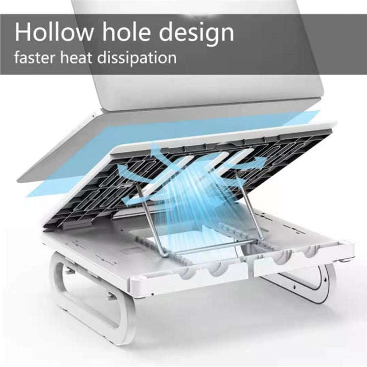 A23 Foldable Notebook Stand With 10-Speed Adjustment Computer Cooling Lifting Stand, Colour: Regu...