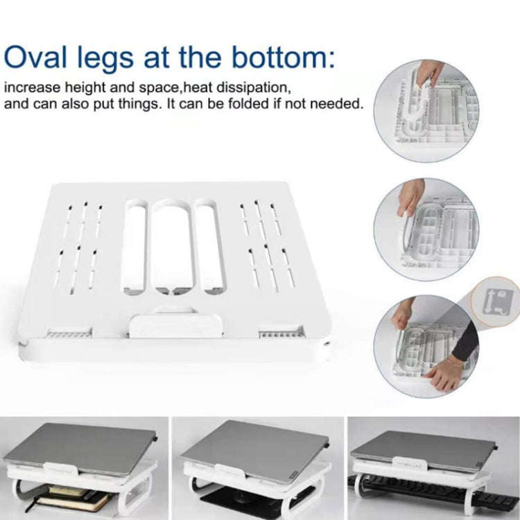 A23 Foldable Notebook Stand With 10-Speed Adjustment Computer Cooling Lifting Stand, Colour: Regu...
