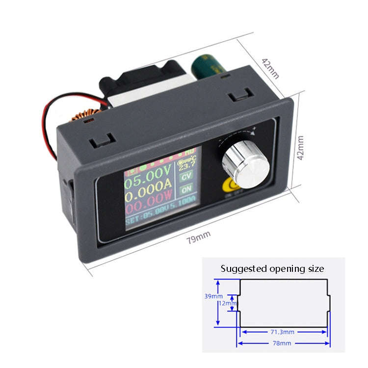 SK3580 Colorful Screen DC 6.0-36V to 0.6-36V 5A Step Down Stabilized Power Supply Constant Voltag...