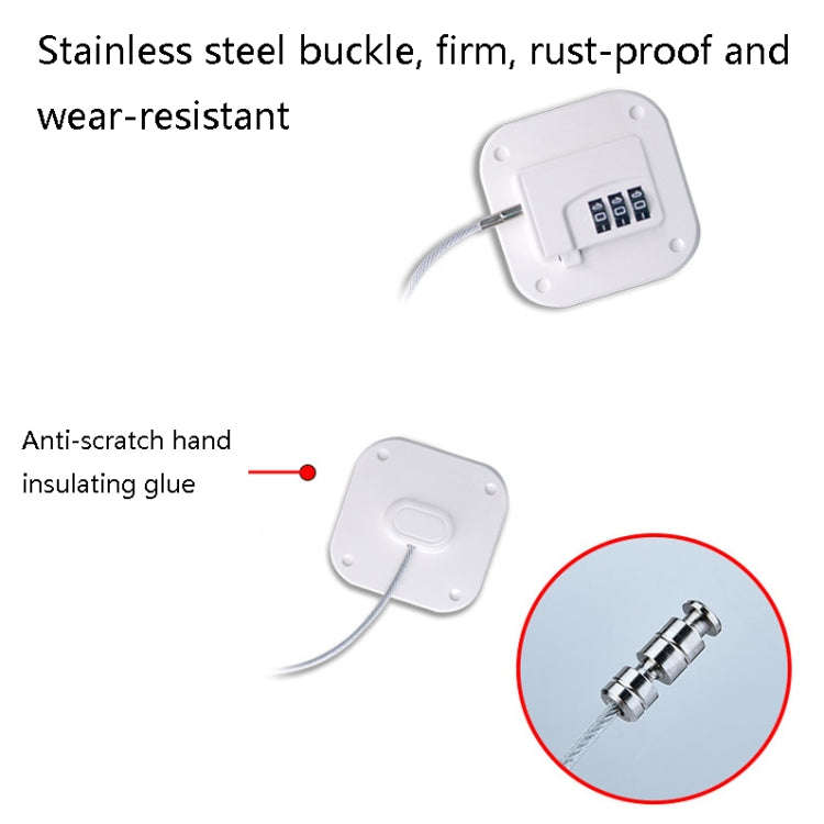 Multi-Function Children Safety Lock Home Baby Protective Password Lock(FQ1 White)