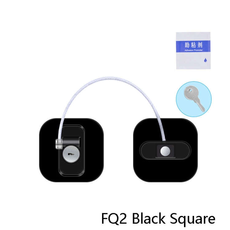 Child Safety Lock High-Rise Protective Lock, Colour: FQ2 Black Square