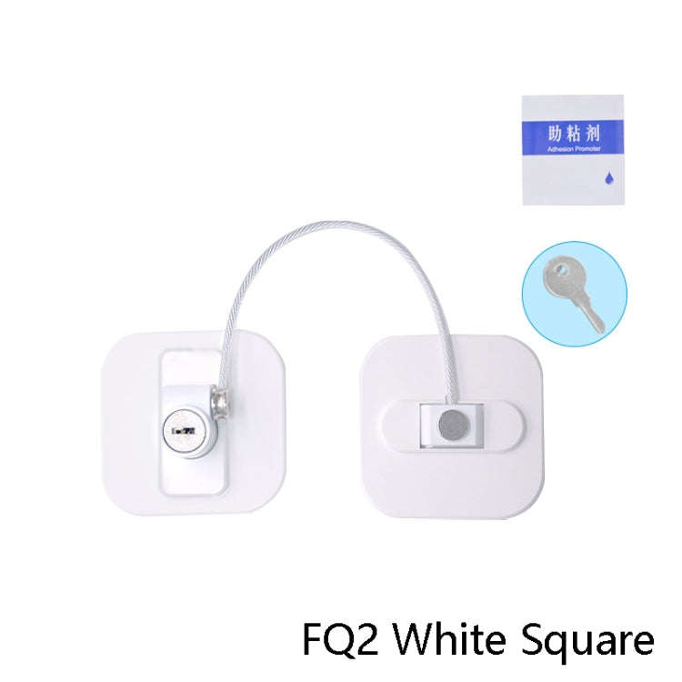 Child Safety Lock High-Rise Protective Lock, Colour: FQ2 White Square