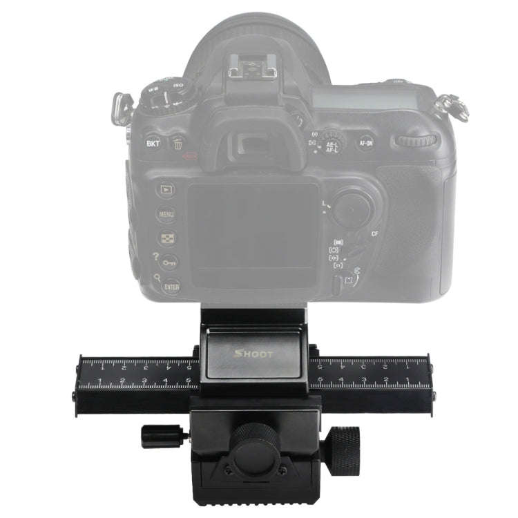 Shoot 4-Way Macro Focusing Focus Rail Slider / Close-Up Shooting Rail Slider