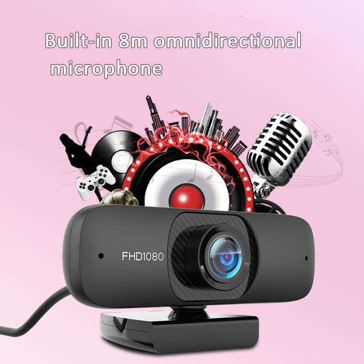 HD Version 1080P C60 Webcast Webcam High-Definition Computer Camera With Microphone, Cable Length...