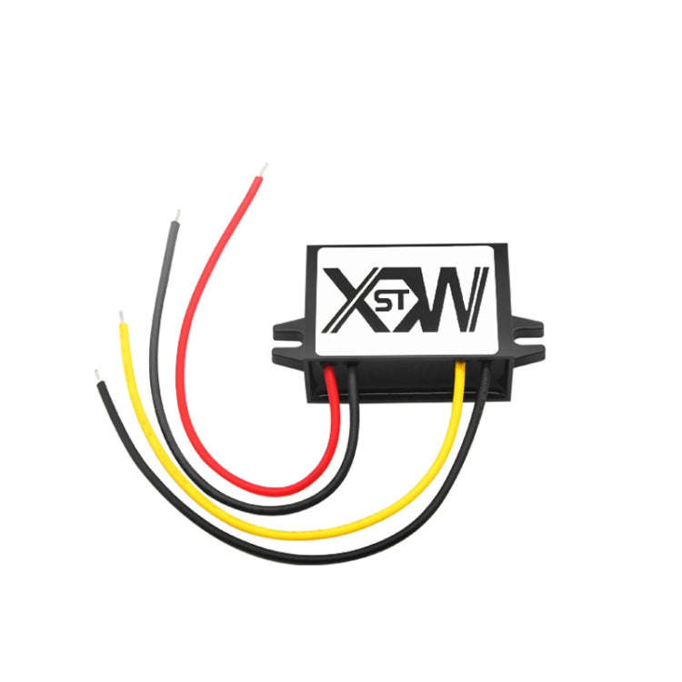 XWST DC 12/24V To 5V Converter Step-Down Vehicle Power Module, Specification: 12/24V To 5V 3A Med...