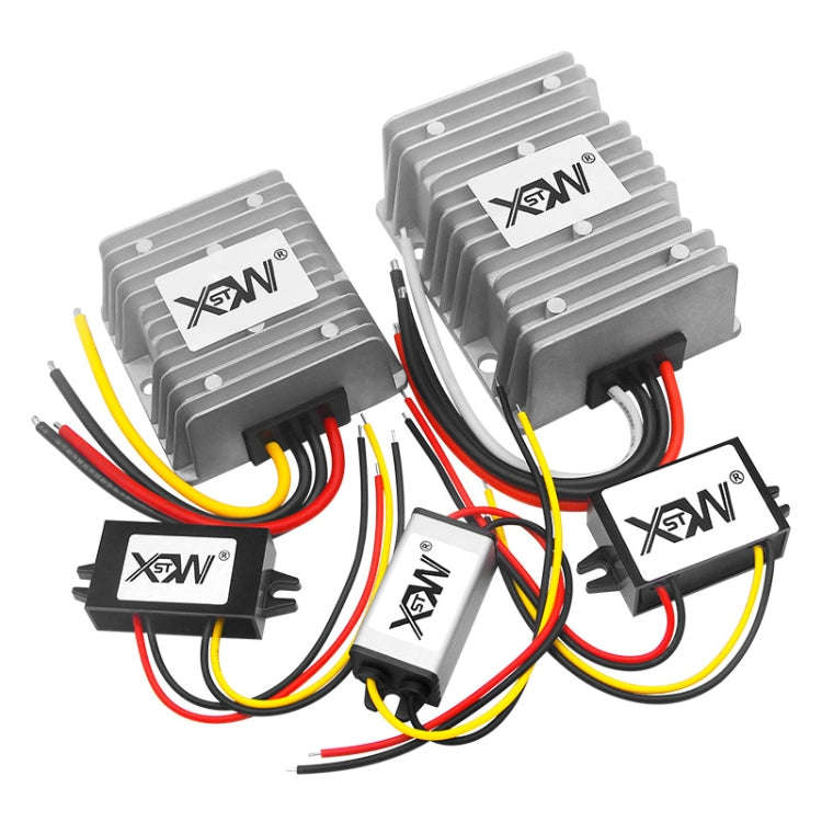 XWST DC 12/24V To 5V Converter Step-Down Vehicle Power Module, Specification: 12/24V to 5V 20A La...