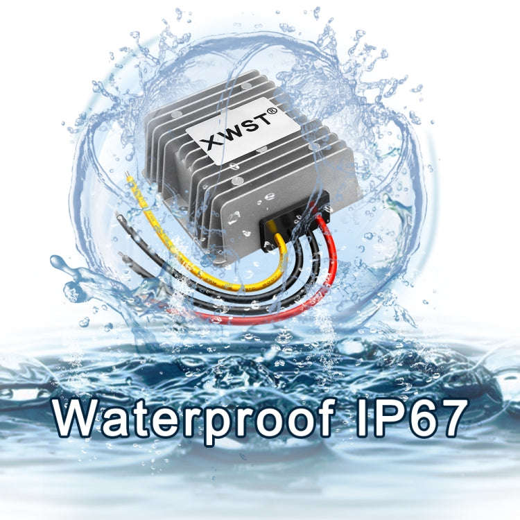 XWST DC 12/24V To 5V Converter Step-Down Vehicle Power Module, Specification: 12/24V to 5V 20A La...