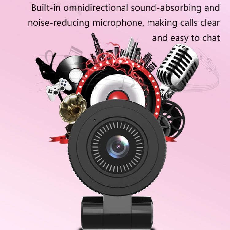 C180 Meeting Live Broadcast Network High-Definition Computer Camera(4K Fixed Focus F25 Large Aper...
