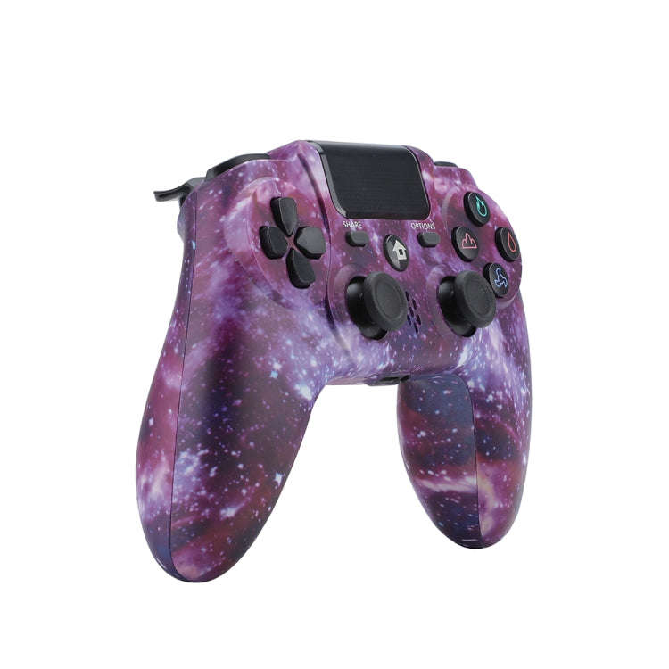 ZR486 Wireless Game Controller For PS4, Product color: Purple Starry Sky