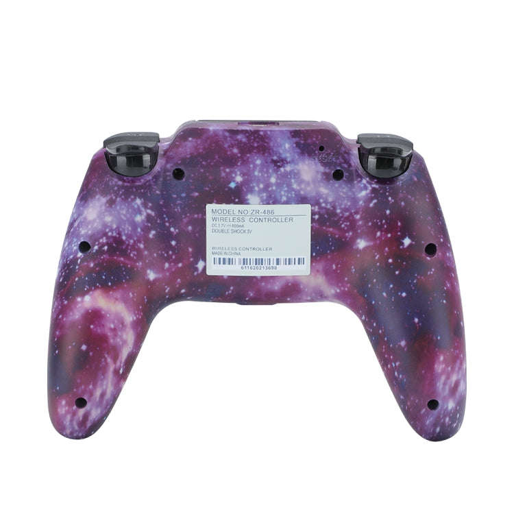 ZR486 Wireless Game Controller For PS4, Product color: Purple Starry Sky